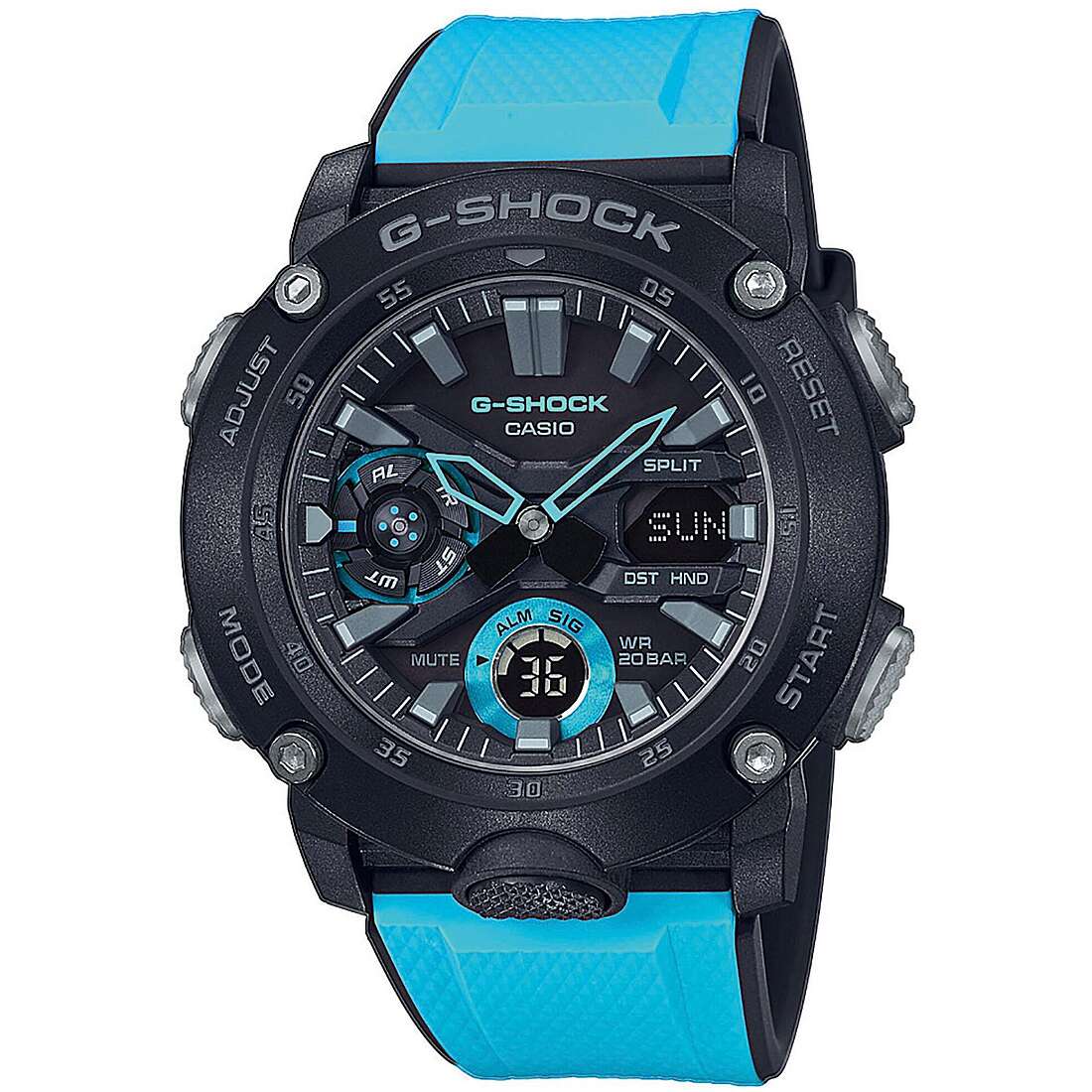 watch multifunction man G-Shock Gs Basic GA-2000-1A2ER