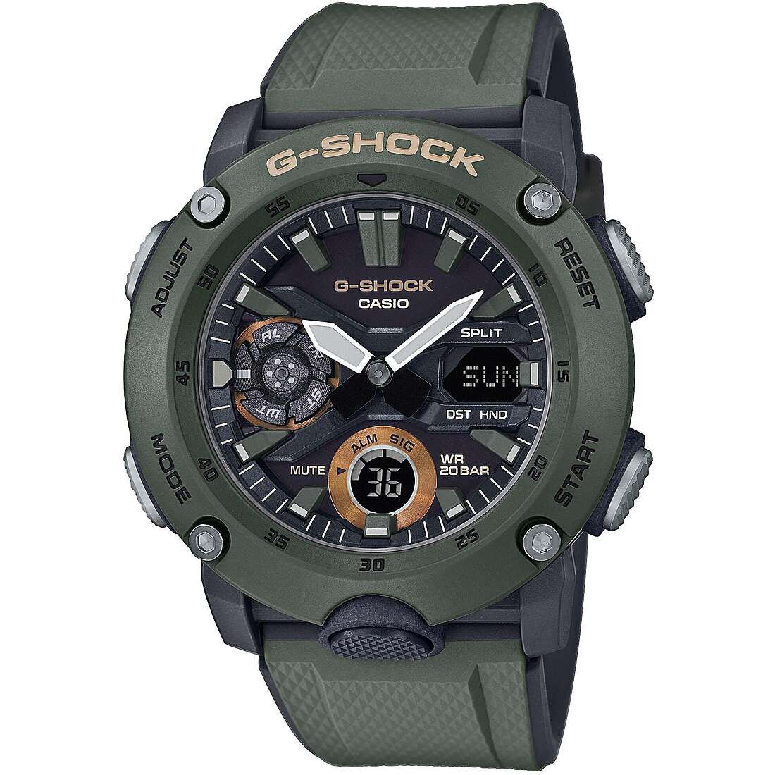 watch multifunction man G-Shock Gs Basic GA-2000-3AER