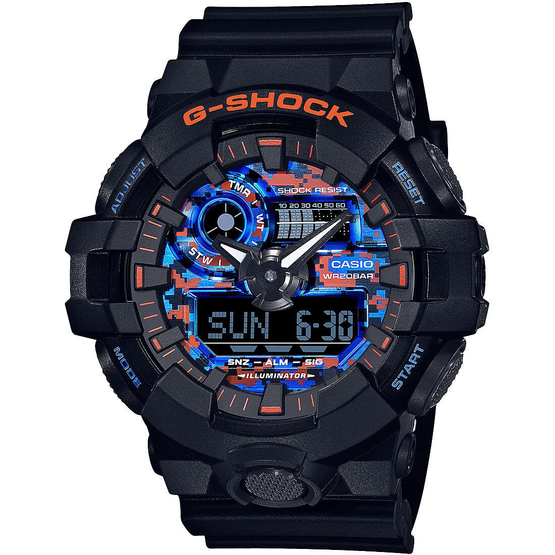 watch multifunction man G-Shock Gs Basic GA-700CT-1AER
