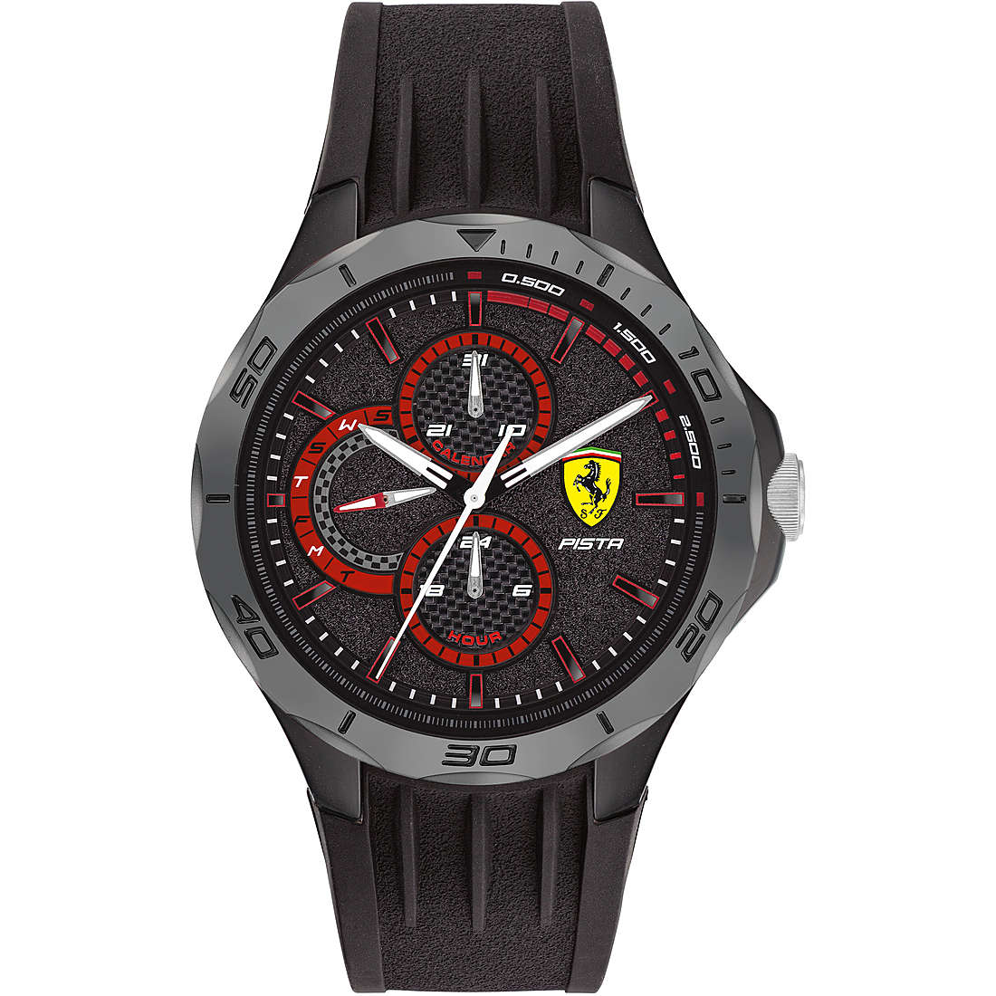 watch multifunction man Scuderia Ferrari Pista FER0830725