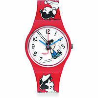 watch only time child Swatch Peanuts SO28Z106