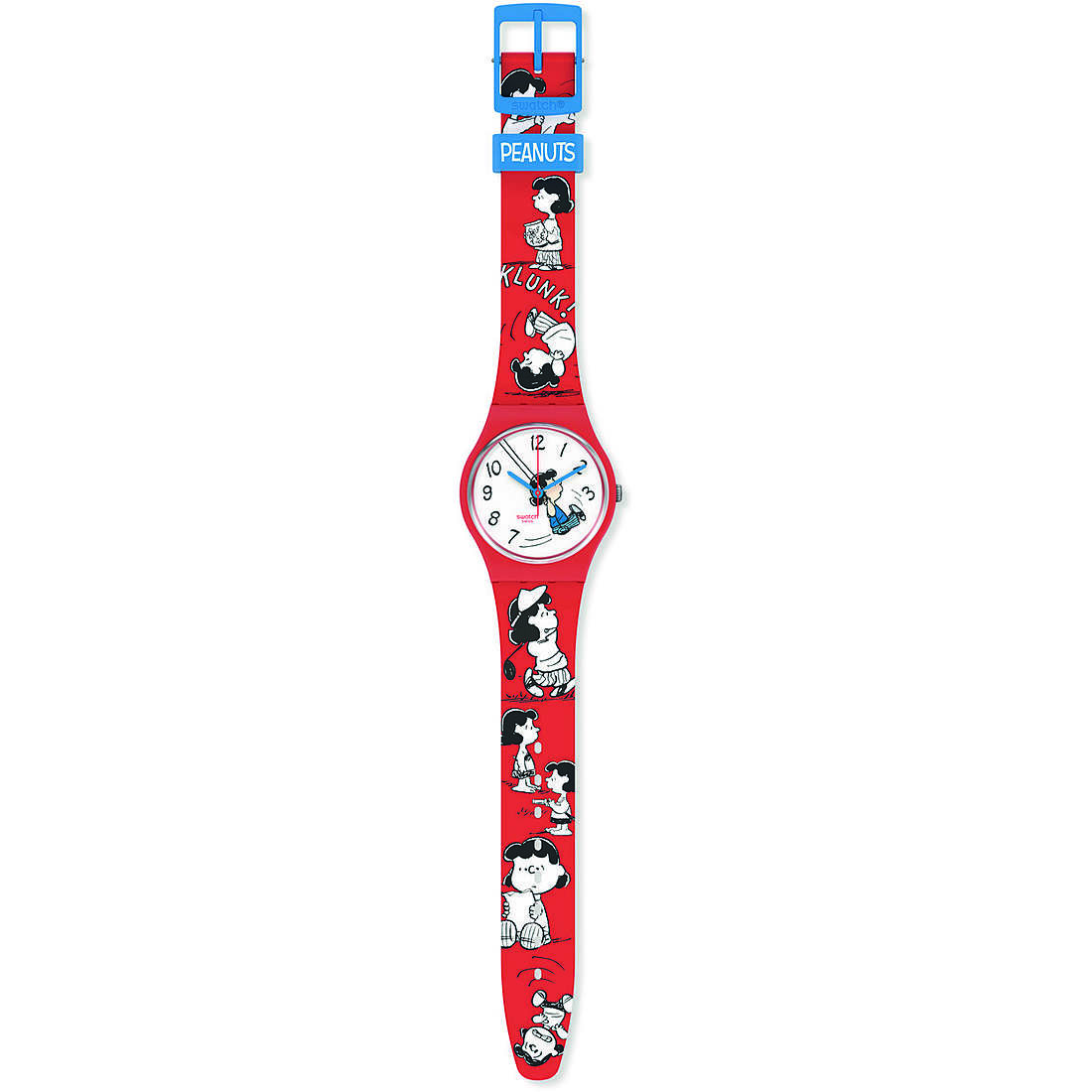 watch only time child Swatch Peanuts SO28Z106