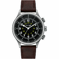 watch only time man Bulova Military Vintage 96A245