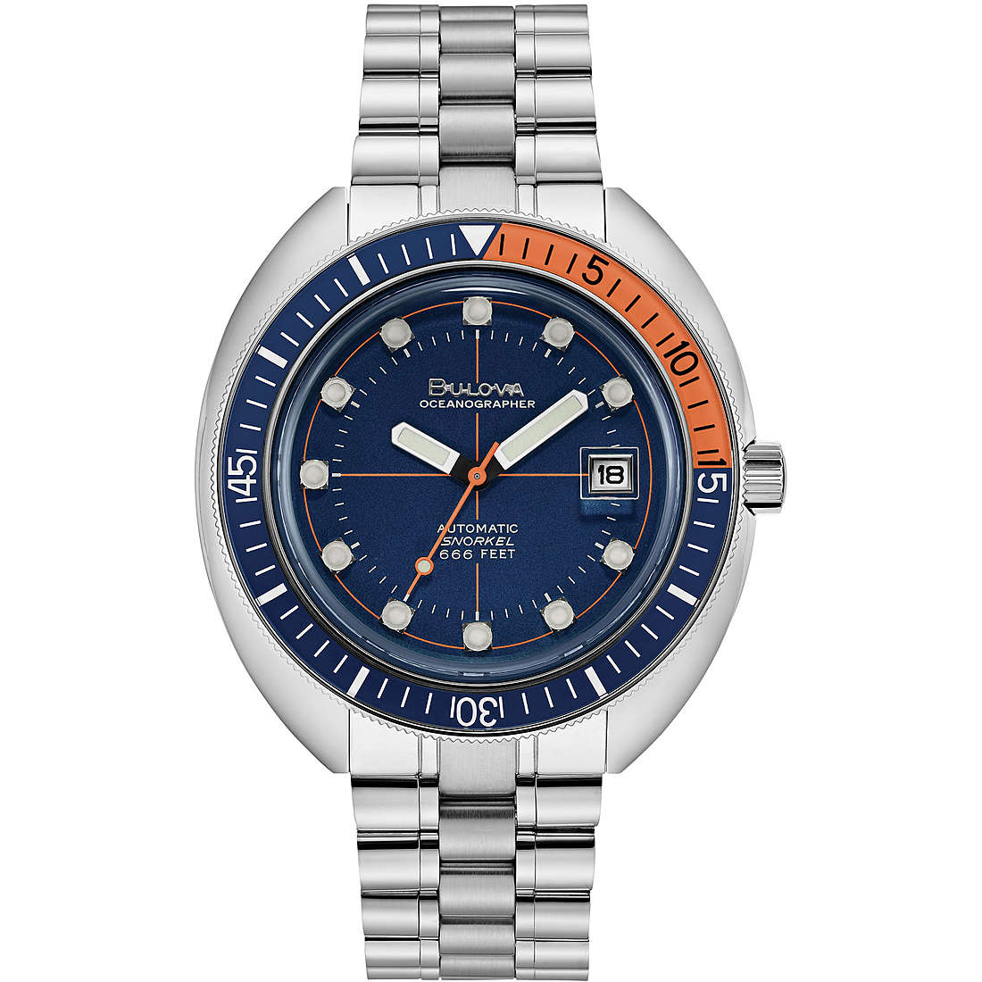 watch only time man Bulova Oceanographer 96B321