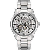 watch only time man Bulova Sutton Automatic 96A267