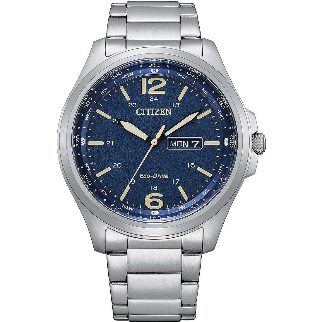 watch only time man Citizen Miltary AW0110-82L