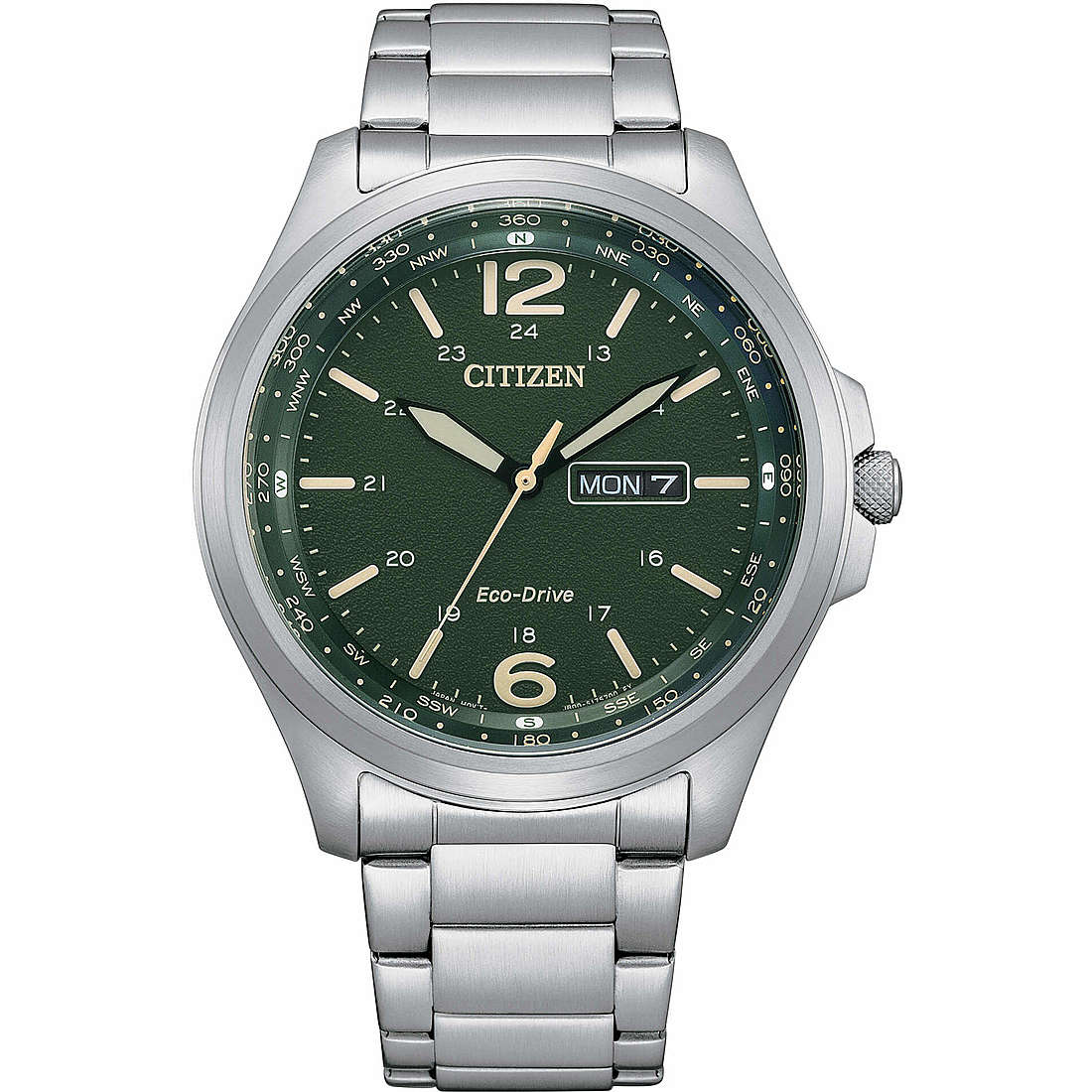 watch only time man Citizen Miltary AW0110-82X