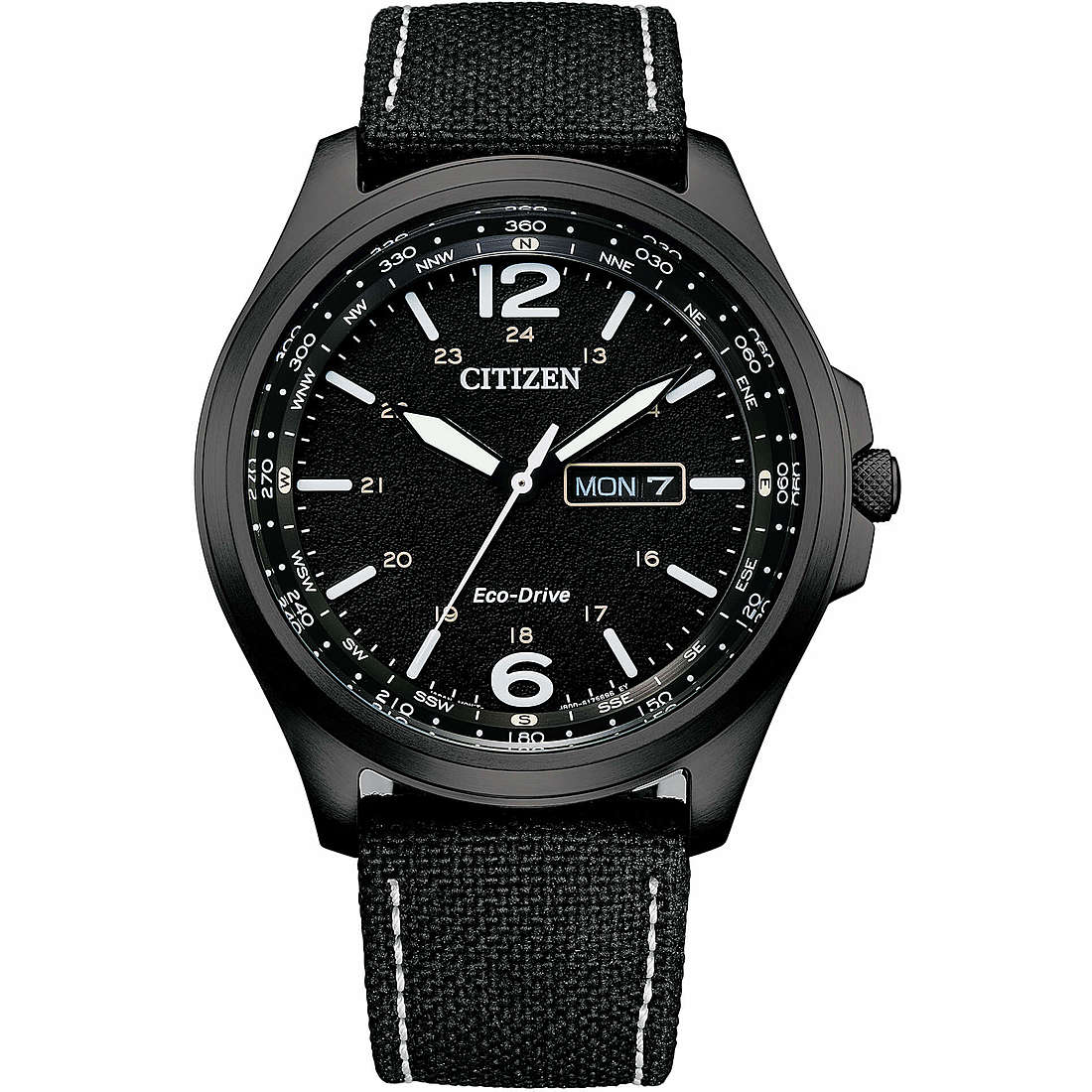 watch only time man Citizen Miltary AW0115-11E