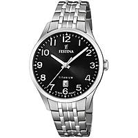 watch only time man Festina Calendario Titanium F20466/3