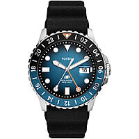 watch only time man Fossil Blue Gmt FS6049