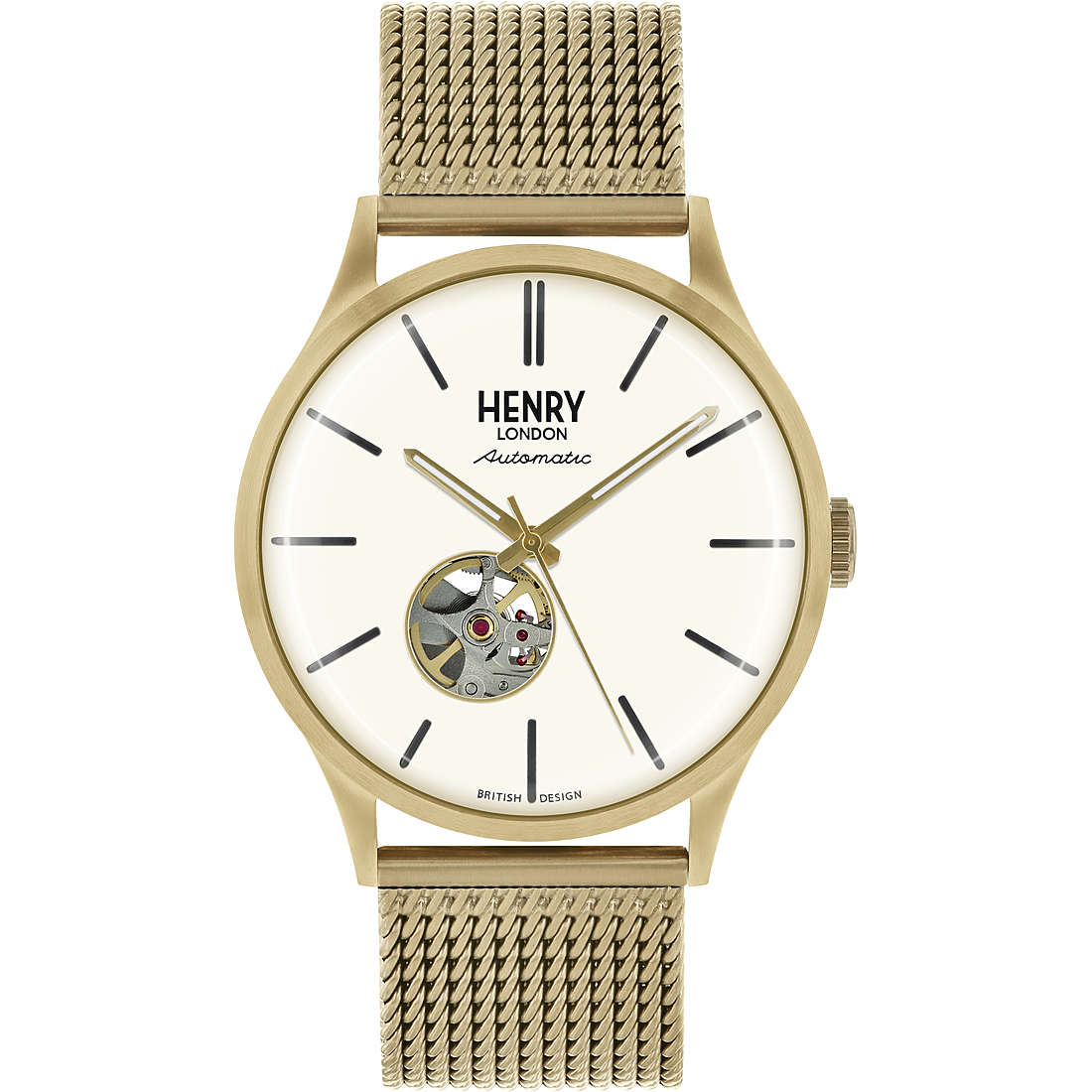 watch only time man Henry London Automatic HL42-AM-0284