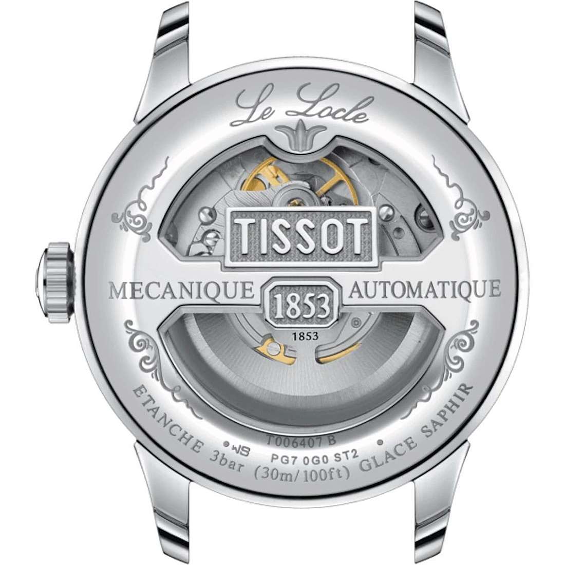 watch only time man Tissot T-Classic Le Locle T0064071103302