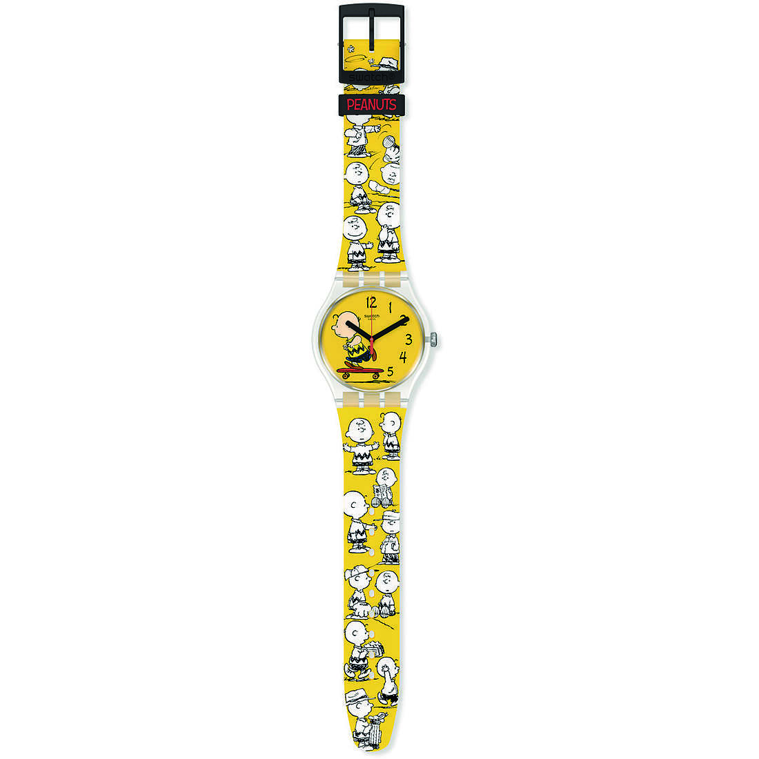 watch only time unisex Swatch Peanuts SO29Z101