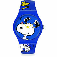 watch only time unisex Swatch Peanuts SO29Z106