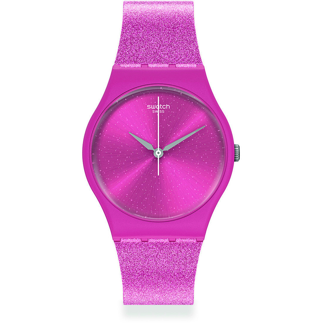 watch Swatch pink only time Holiday SO28P101