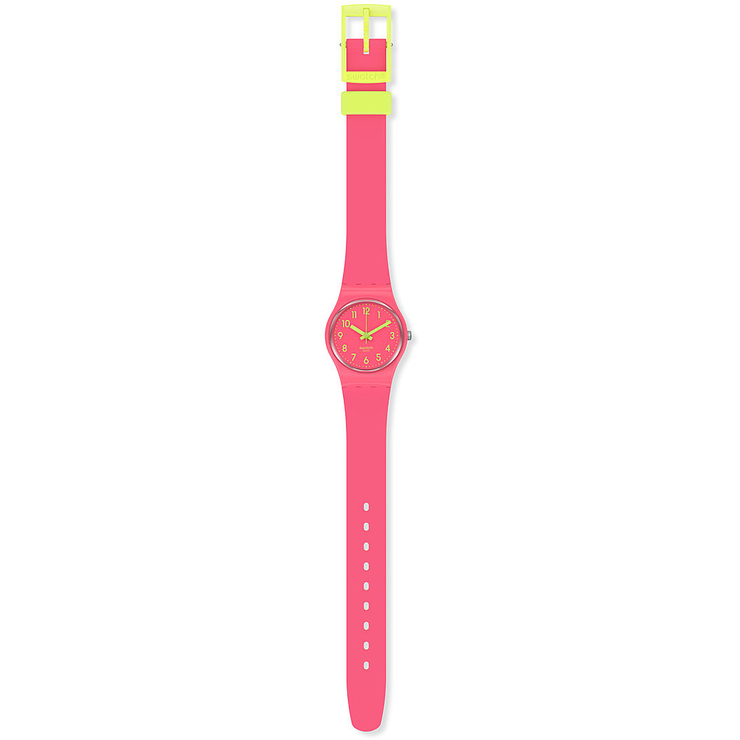 watch Swatch pink only time LP131C