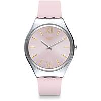 watch Swatch pink only time Skin Irony SYXS124