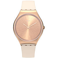 watch Swatch pink only time SYXG101