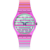 watch Swatch pink only time The July Collection SO28P105