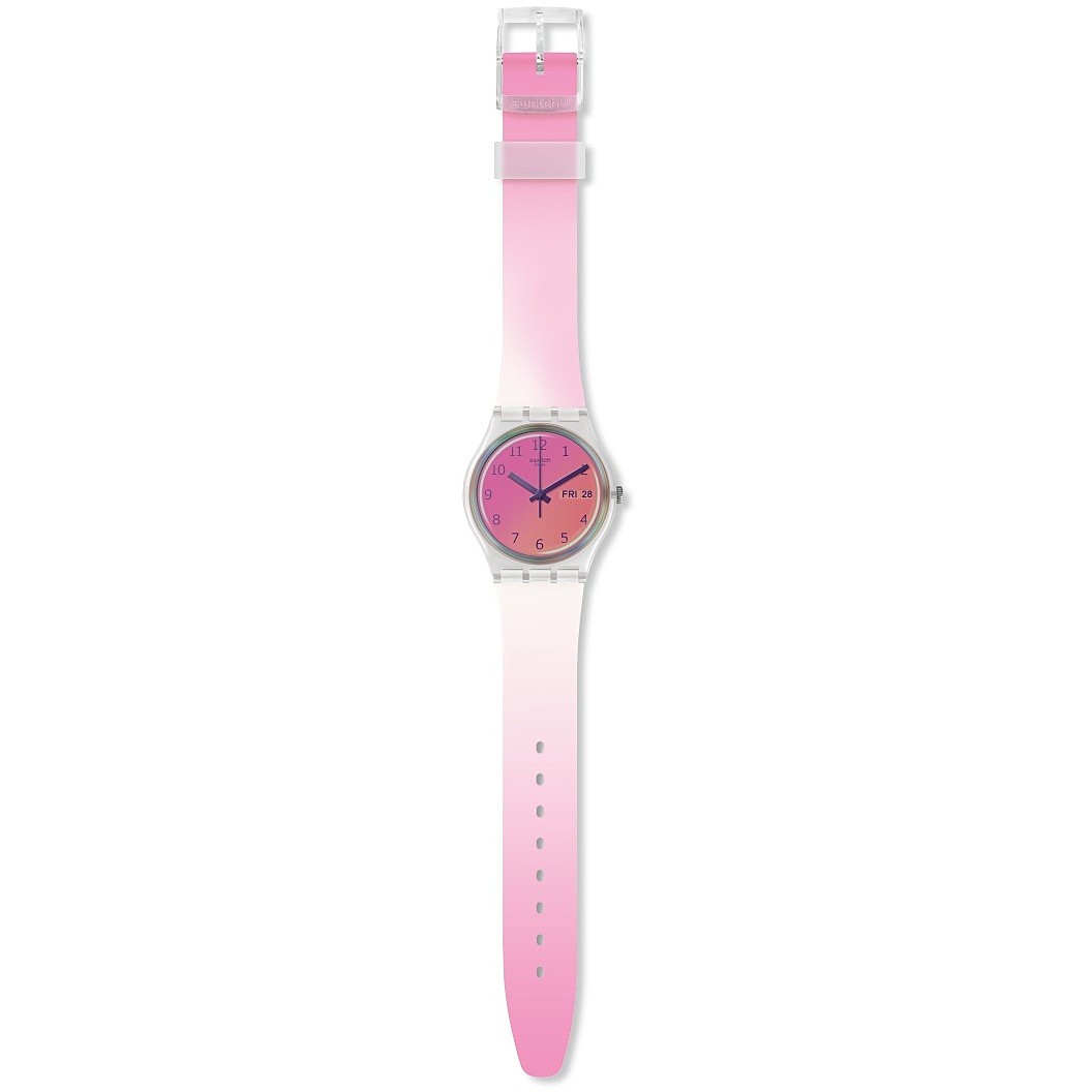 watch Swatch pink only time Transformation GE719