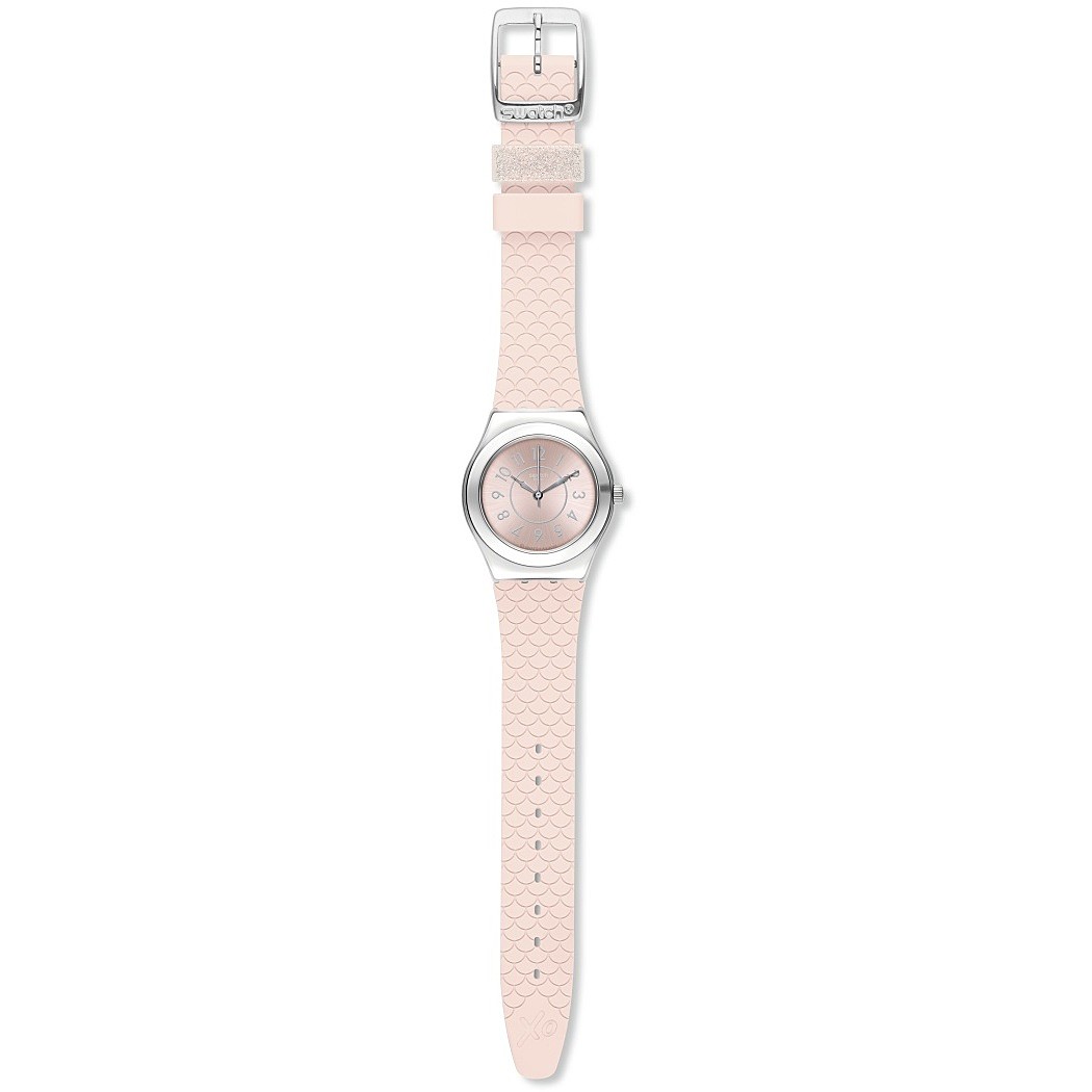 watch Swatch pink only time YLZ101