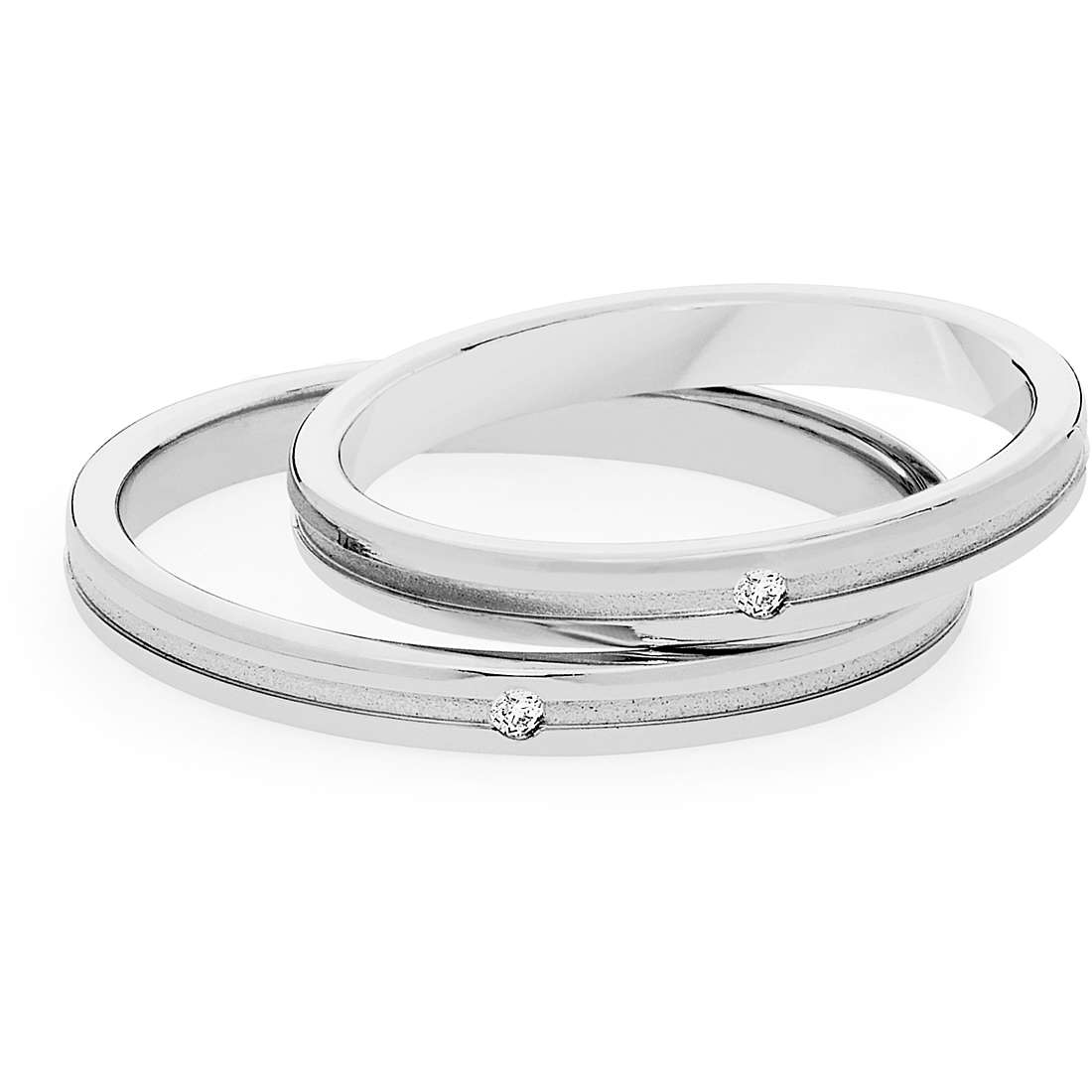 wedding ring man jewellery Comete Oberon e Titania ANB 2314PLA M21