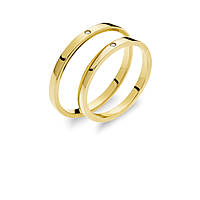 wedding ring man jewellery Comete Otello e Desdemona ANB 1864G M30