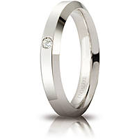 wedding ring man jewellery Unoaerre Brillanti Promesse 40 AFC 280 04 31