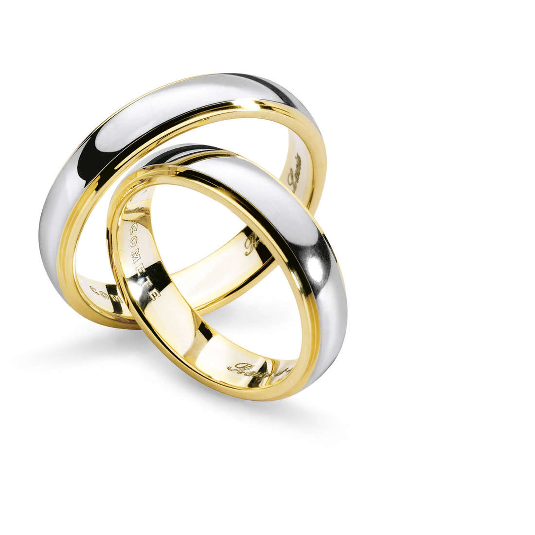 wedding ring woman jewellery Comete Renzo e Lucia ANB 1112BG M19